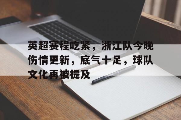 开云体育官网-关于英超赛程吃紧，浙江队今晚伤情更新，底气十足，球队文化再被提及的信息